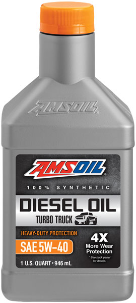 AMSOIL® 5W-40 HD Diesel Oil Bottle