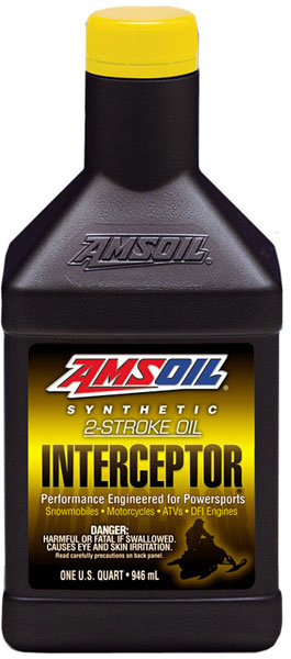 AMSOIL® INTERCEPTOR® 2-Stroke Oil Bottle