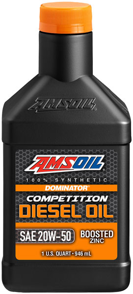 AMSOIL® 20W-50 DOMINATOR® Racing Oil Bottle