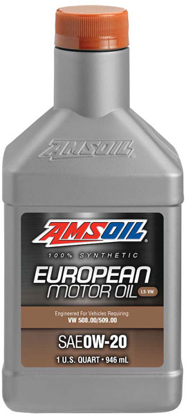 AMSOIL® 0W-20 European LS-VW Oil Bottle