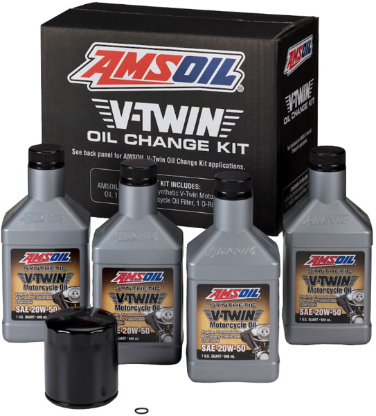 AMSOIL® V-Twin Oil Change Kit (HDBK) Bottle