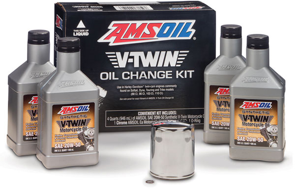 AMSOIL® V-Twin Oil Change Kit (HDCK) Bottle