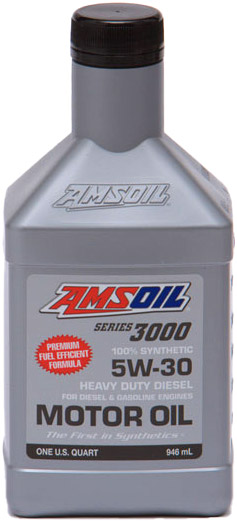 Series 3000 5W-30 Heavy Duty Diesel Oil Bottle