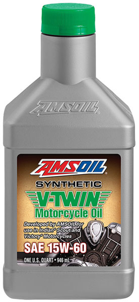 AMSOIL® 15W-60 Synthetic V-Twin Oil Bottle