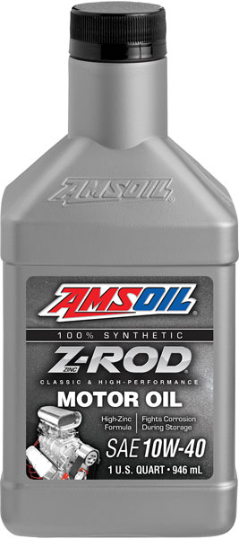 AMSOIL® 10W-40 Z-ROD® Motor Oil Bottle